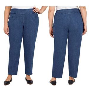 NEW ALFRED DUNNER Pull On Jeans (18)